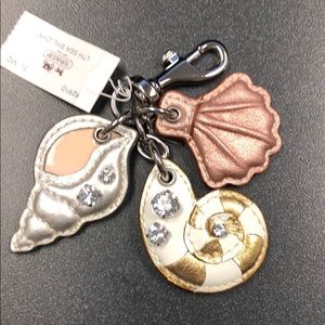 Coach sea shell charm. NWT